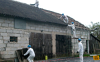 Mieszkańcy Mazur pozbywają się azbestu